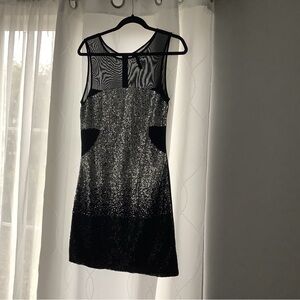 Black silver Cocktail dress